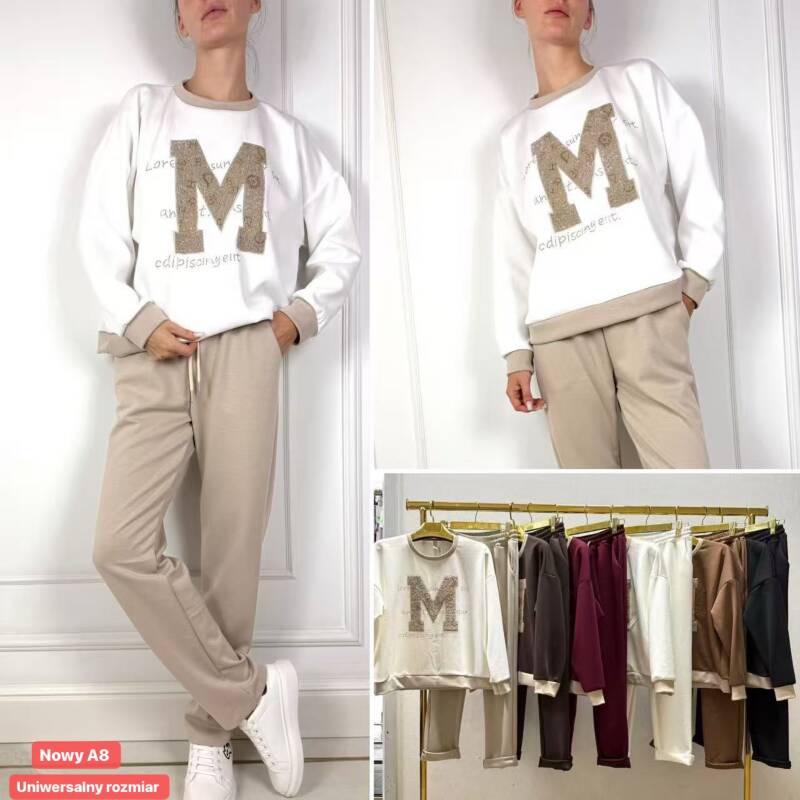 Komplet damskie Roz Standard, Mix Kolor .Paczka 10 szt